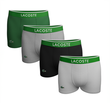 Juego de 4 boxers Lacoste: ¡compra 2 y llévate 4!